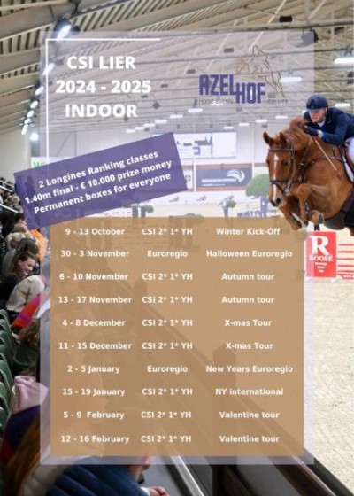 CSI2*1*YH Lier 10-13 October Indoor Kick-off