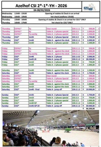 CSI2*1*YH Lier 5-8 February
