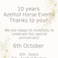 10 jaar Azelhof Horse Events 6 oktober