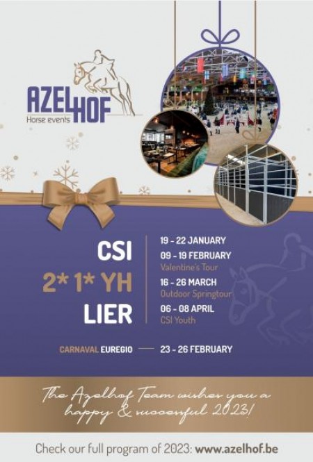 Program CSI2*1*YH Lier Valentines Tour February with 4 Rankingclasses